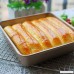 CHEFMADE 8-Inch Square Cake Pan Non-stick Carbon Steel Bread Pan FDA Approved for Oven Baking (Champagne Gold) - B077BRBGL6